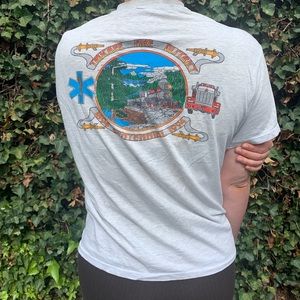 Vintage Fire Truck T Shirt